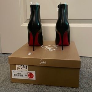Louboutin Eloise Booty 100mm Calf Black